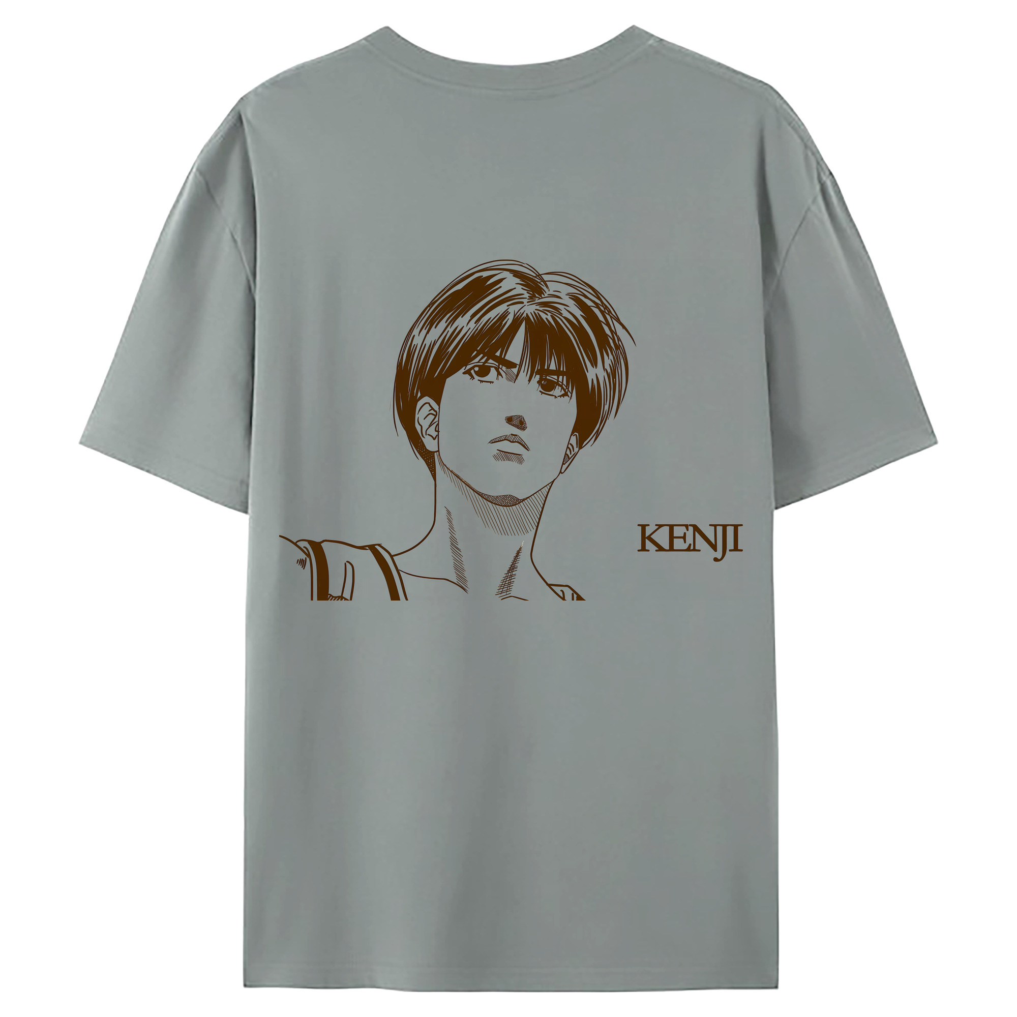 （画像用） SLAM DUNK／スラムダンク 綿100％ メンズ半袖Tシャツ（バックプリント） 通気性